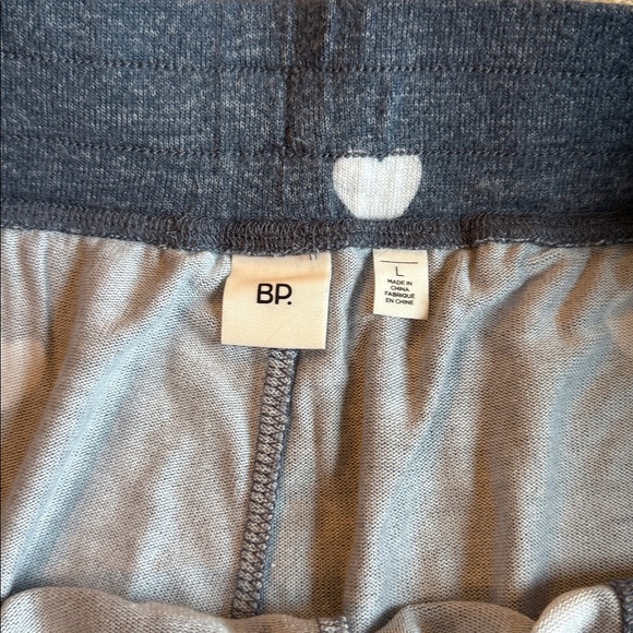 BP b p heart pajama pants lounge blue white drawstring size large - Picture 4 of 6
